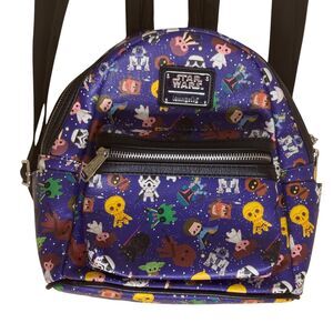 Loungefly Mini Backpack Chibi Star Wars Disney Parks NWOT bv